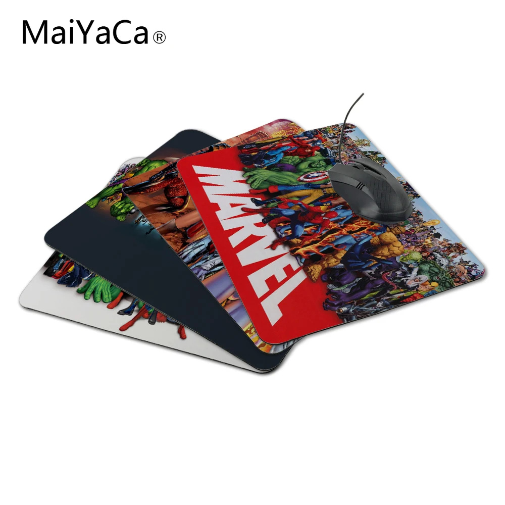 MaiYaCa Personalized gaming Marvel Superheroes natural rubber mouse pad