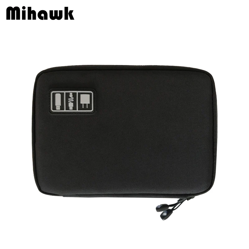 

Mihawk Hard Disk Case Digital Bags Shockproof Mouse Storage Pouch Earphone Dust Cover Portable Multi-function Travel Case Supply