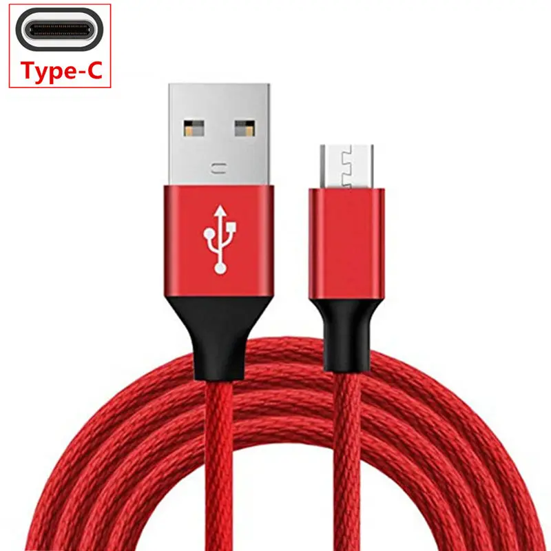 Кабель зарядного устройства Type C для Lenovo Z5s Z5 K5 Pro K9 нейлоновый usb кабель передачи