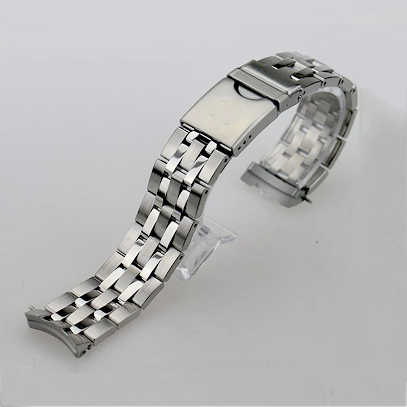ISUNZUN Одежда высшего качества часы ремешок для Tissot T055 Нержавеющая сталь ремешки для PRC200 T055.417 T055.410 T055.430 ремешок