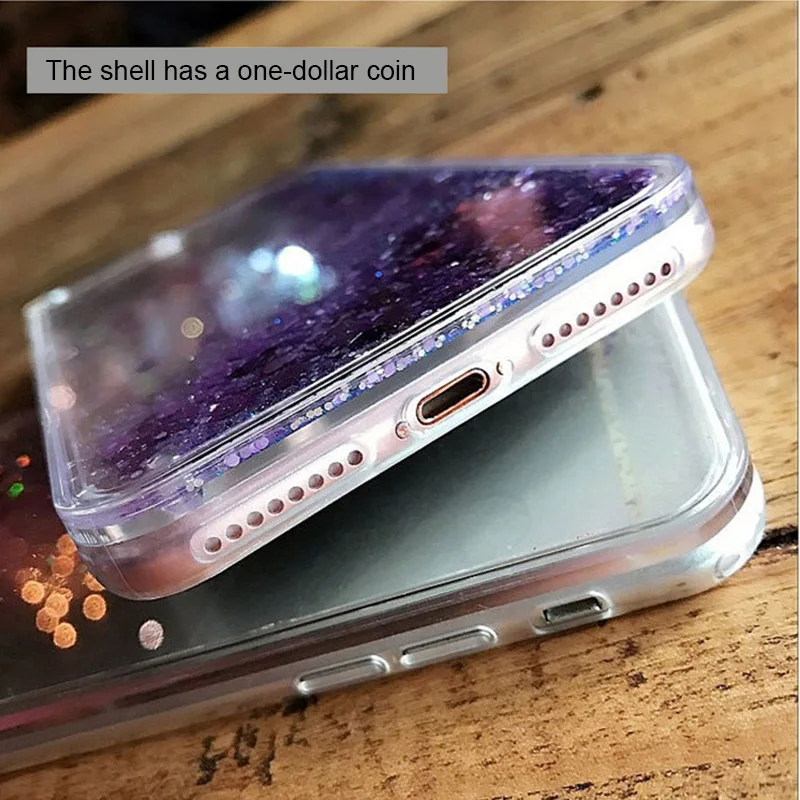 Чехол Dynamic Liquid Quicksand для iPhone 6 s S 7 7S ihone 8 Plus X 10 5 5S 5SE 6plus 6splus 7plus 8plus задняя крышка