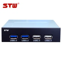 STW usb3.0 front panel computer case floppy drive bit 20pin usb3.0 SUB 2.0 hub
