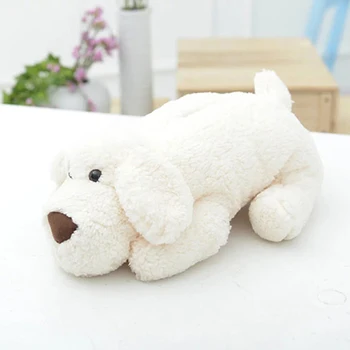 

Cute Creative Plush Dog Tissue Box Home Decor Desktop Paper Storage Box Bag Paper Napkin Holder Pocket Tissue Wipe Case LZM049