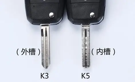 Kia k3 k5 flip folding key shell 1