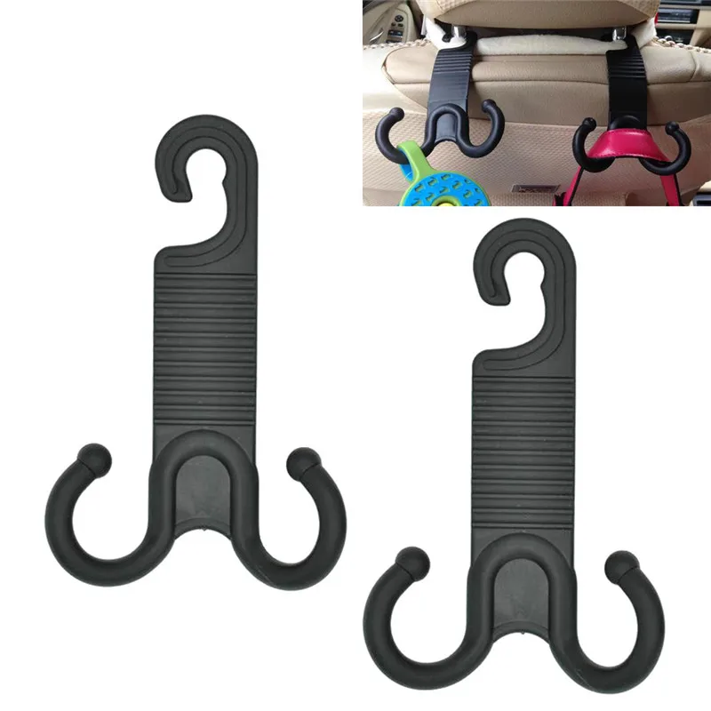 

kongyide Car Seat Back Hook 2PCS Car Back Seat Headrest Hanger Holder 2 Pcs Car Storage Hooks Car Accessories dropship mar28