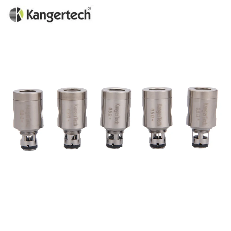 Оригинальный керамический испаритель kanger головка для Subtank/Toptank 0.5ohm керамика SSOCC катушки 5 шт./лот