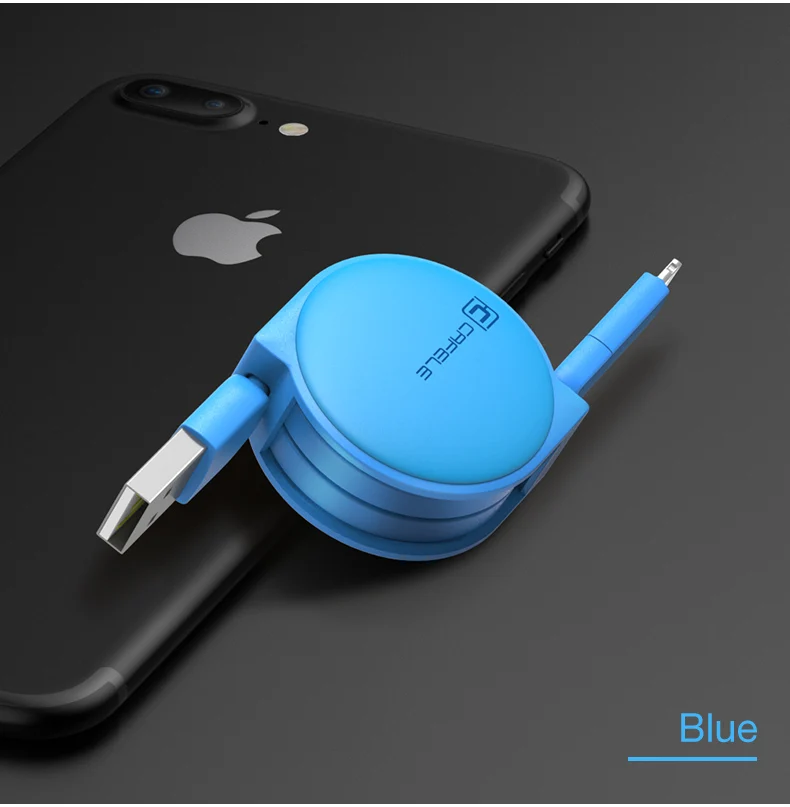 Cafele Тип C микро USB кабель 2 в 1 для зарядки Кабели для iPhone X Xs Max выдвижной Зарядное устройство кабель для samsung Xiaomi huawei