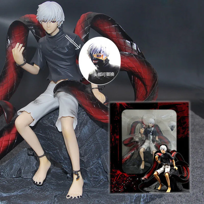 Tokyo Ghoul Ken Kaneki Action Figure 1/8 scale Two Heard Ver. Centipede PVC figure Toy Brinquedos Anime 25CM | Игрушки и хобби