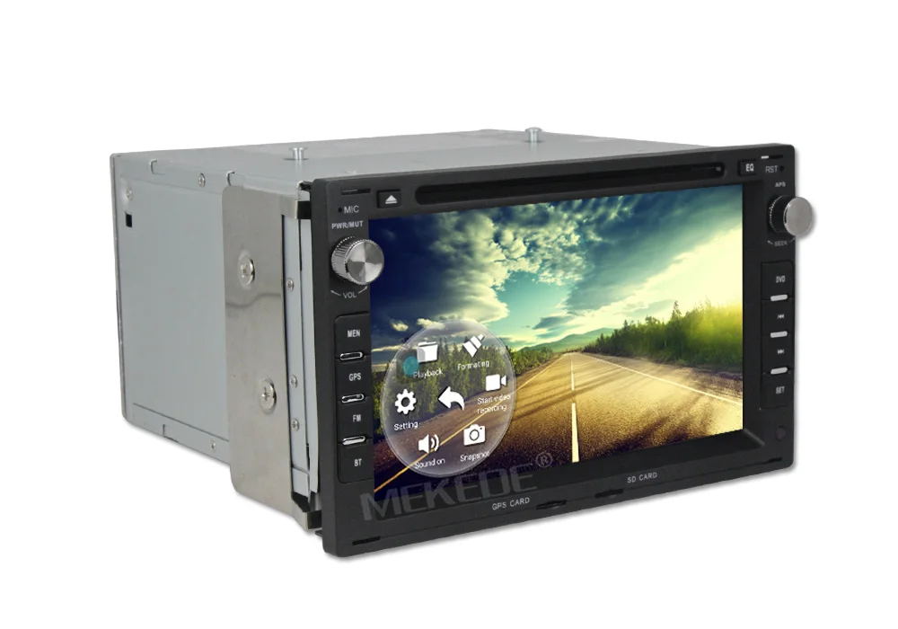 Top free shipping 1024x600 7" 4 Core 2GB RAM 16GB Flash Android 7.1 Car DVD GPS For VW Glof Bora Passat Mk5 Golf Mk4 Polo Jetta Seat 21