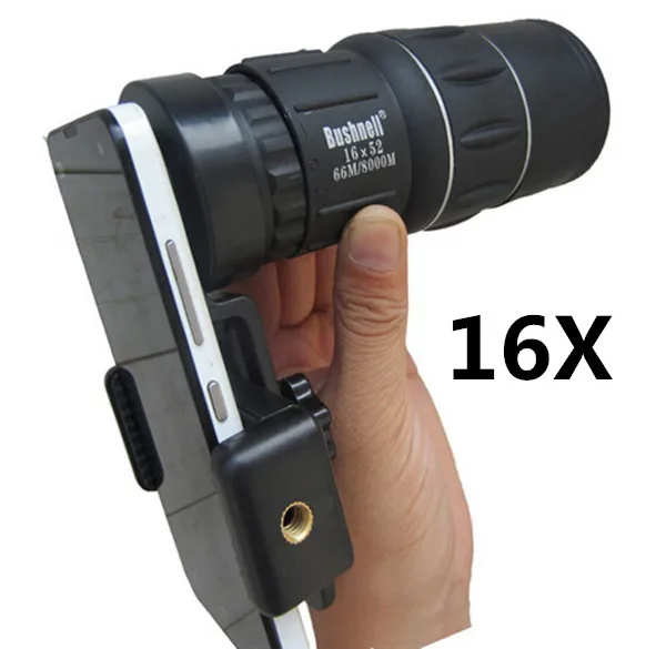 16X несколько раз HD высокой мощности низкий светильник ночного видения Открытый Туризм телефон дальняя съемка однотрубный стент телескоп