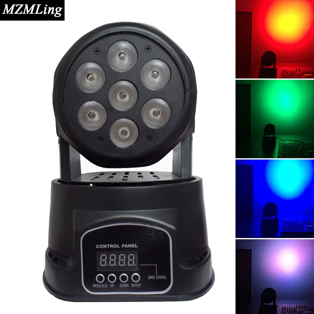 

Led 7x10w RGWB Washing Light DMX512 Moving Head Light Professional DJ /Bar /Party /Show /Stage Light LED Stage Machine