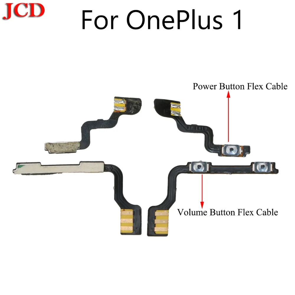 JCD новая кнопка включения/выключения громкости вверх/вниз гибкий кабель для OnePlus One 1+ A0001 запасная часть Кнопка громкости питания гибкий кабель