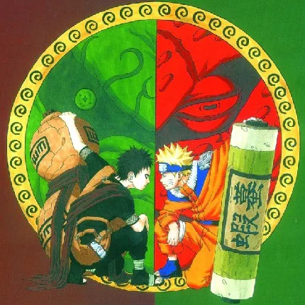 

Naruto Shippuden Anime Uzumaki & Gaara 45*45CM Square Pillow Case PillowCases #22655