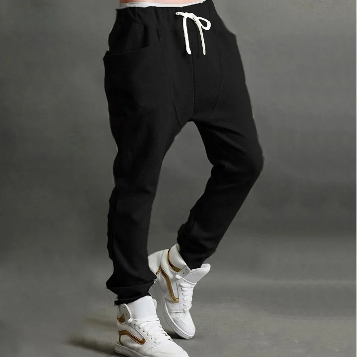 

Mens Boys Casual Harem Baggy Hip Hop Dance Sport Sweat Pants Slacks Trousers