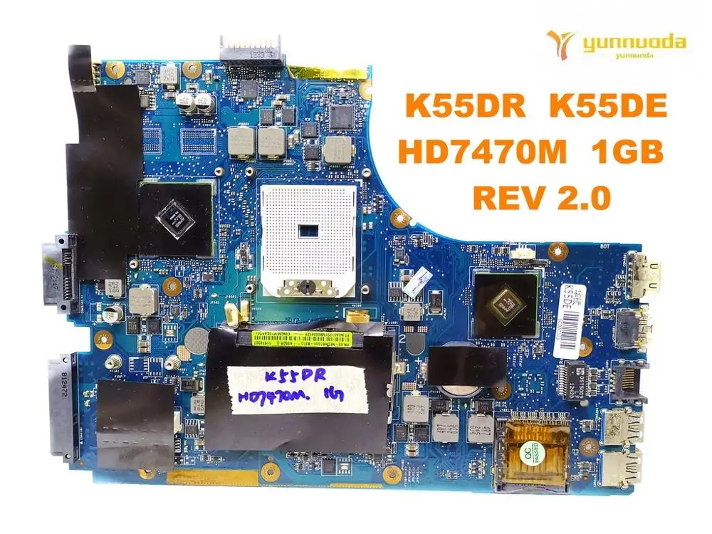 Оригинальная материнская плата для ноутбука ASUS X55DR X55DE K55DR K55DE HD7470M 1 ГБ REV 2 0