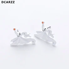 Серьги-гвоздики в виде собаки Кошмар перед Рождеством Джек Скеллингтон ювелирные изделия женские модные маленькие серьги аксессуары