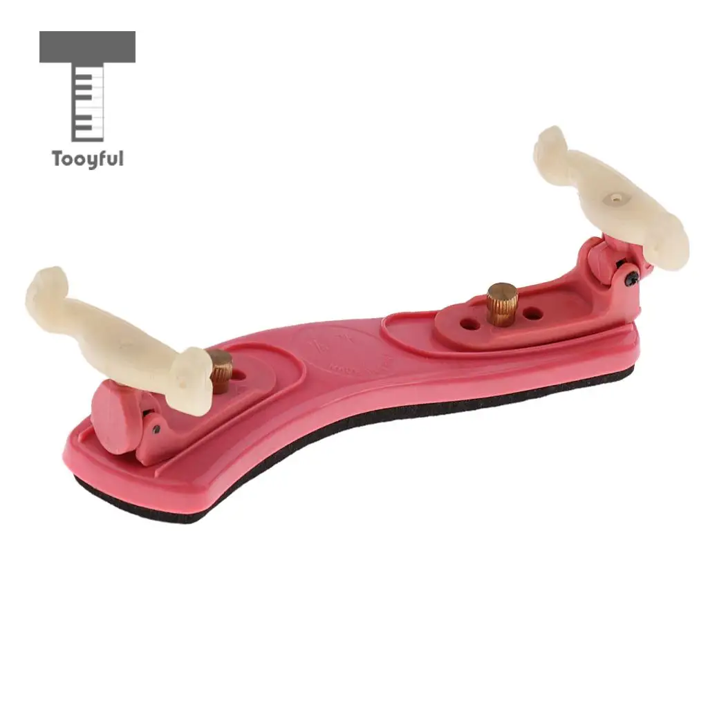 Tooyful Colorful Adjustable Violin Shoulder Rest Musical Support for 1/4 1/8 Violin Fiddle Parts