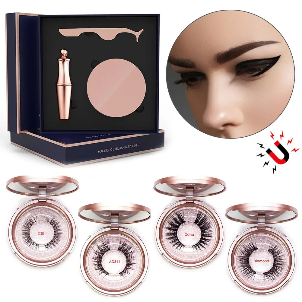 Magnetic Upgrade Model Blue High-end Gift Box Eyeliner Set Magnetic Eyeliner Set Magnetic False Eyelashes Magnetic Upgrade Model Blue High-end Gift Box Eyeliner Set Magnetic Eyeliner Set Magnetic False Eyelashes