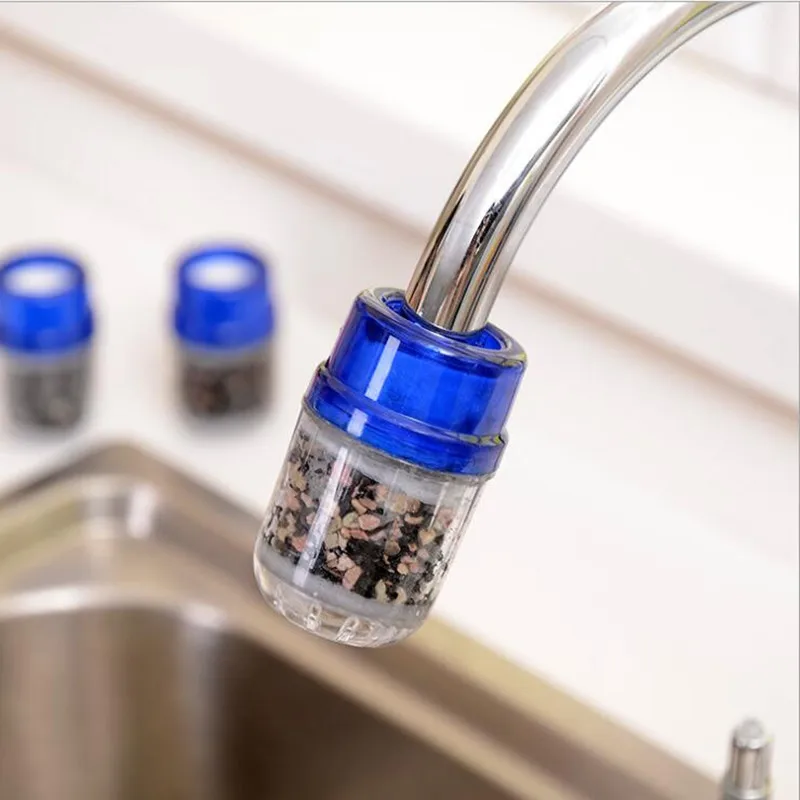 

Random Color Faucet tap water filter Household Using water purifier negative ion bamboo charcoal activated carbon water filter