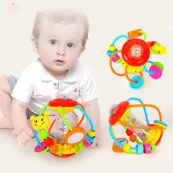 Детская погремушка Activity Ball развивающие игрушки-погремушки для младенцев схватывающий мяч головоломка Playgro детские игрушки 0-12 месяцев