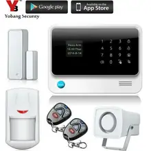 Yobang безопасность-Беспроводная GSM Wifi сигнализация Система IOS Android приложение управление Умный дом сигнализация WiFi сигнализация система