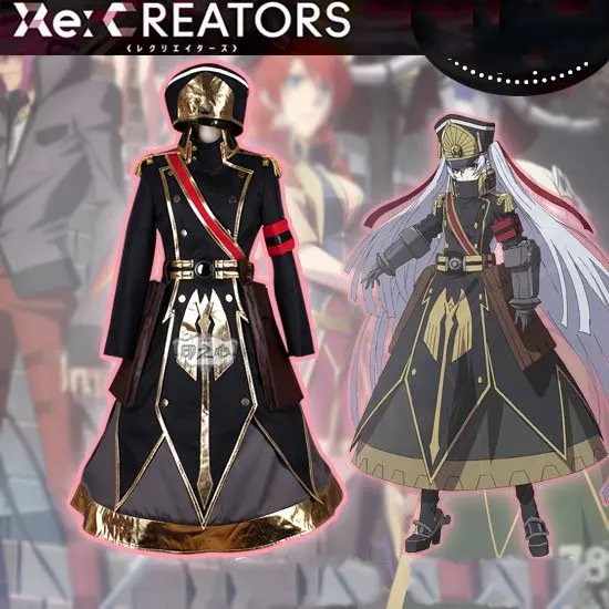 Костюм аниме Re:Creator для косплея Gunpuku no Himegimi костюм адлют униформа вечерние НКИ