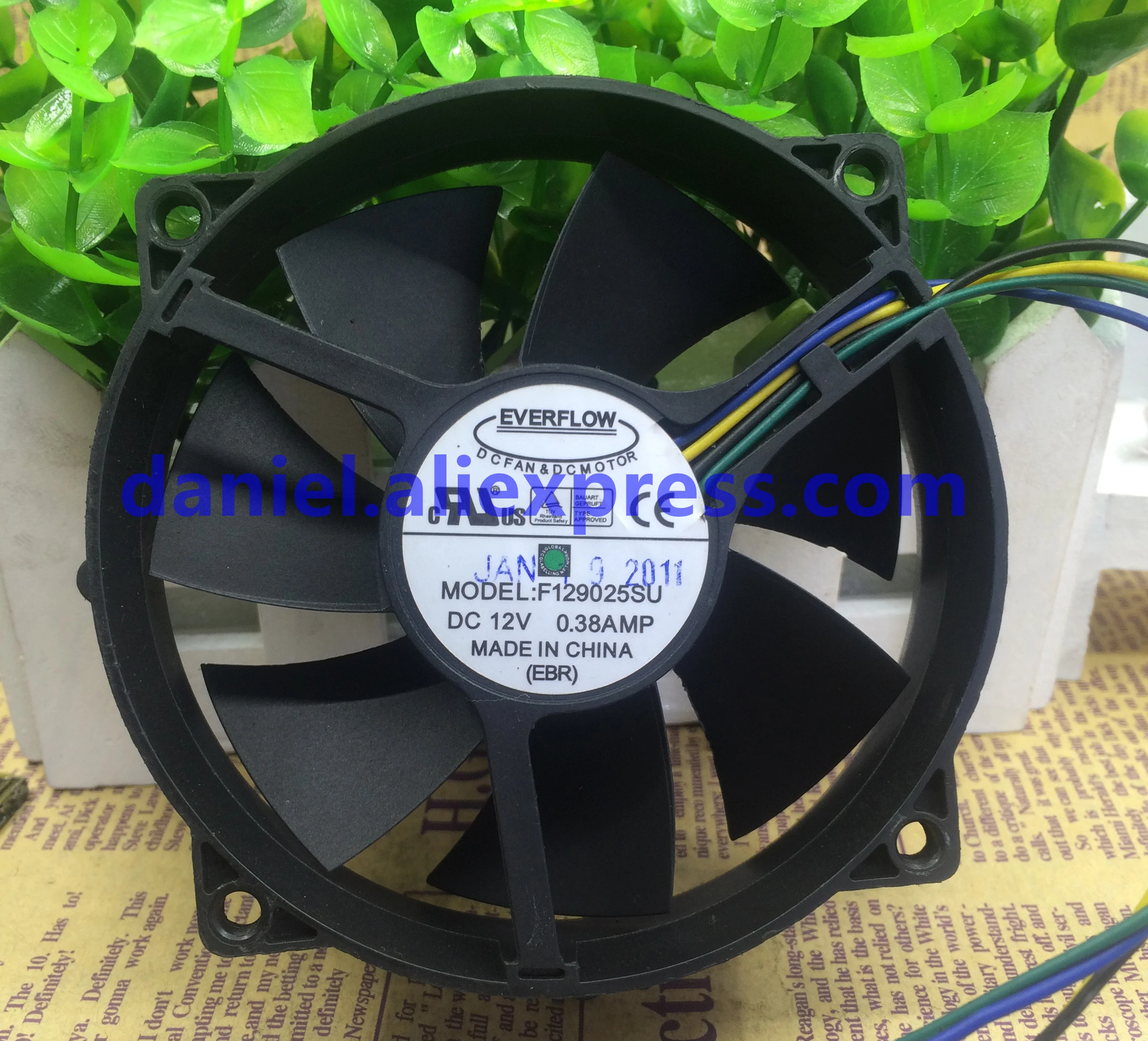 Вентилятор для процессора EVERFLOW F129025SU 9025 дюйма 12 В а|Кулеры/вентиляторы/системы