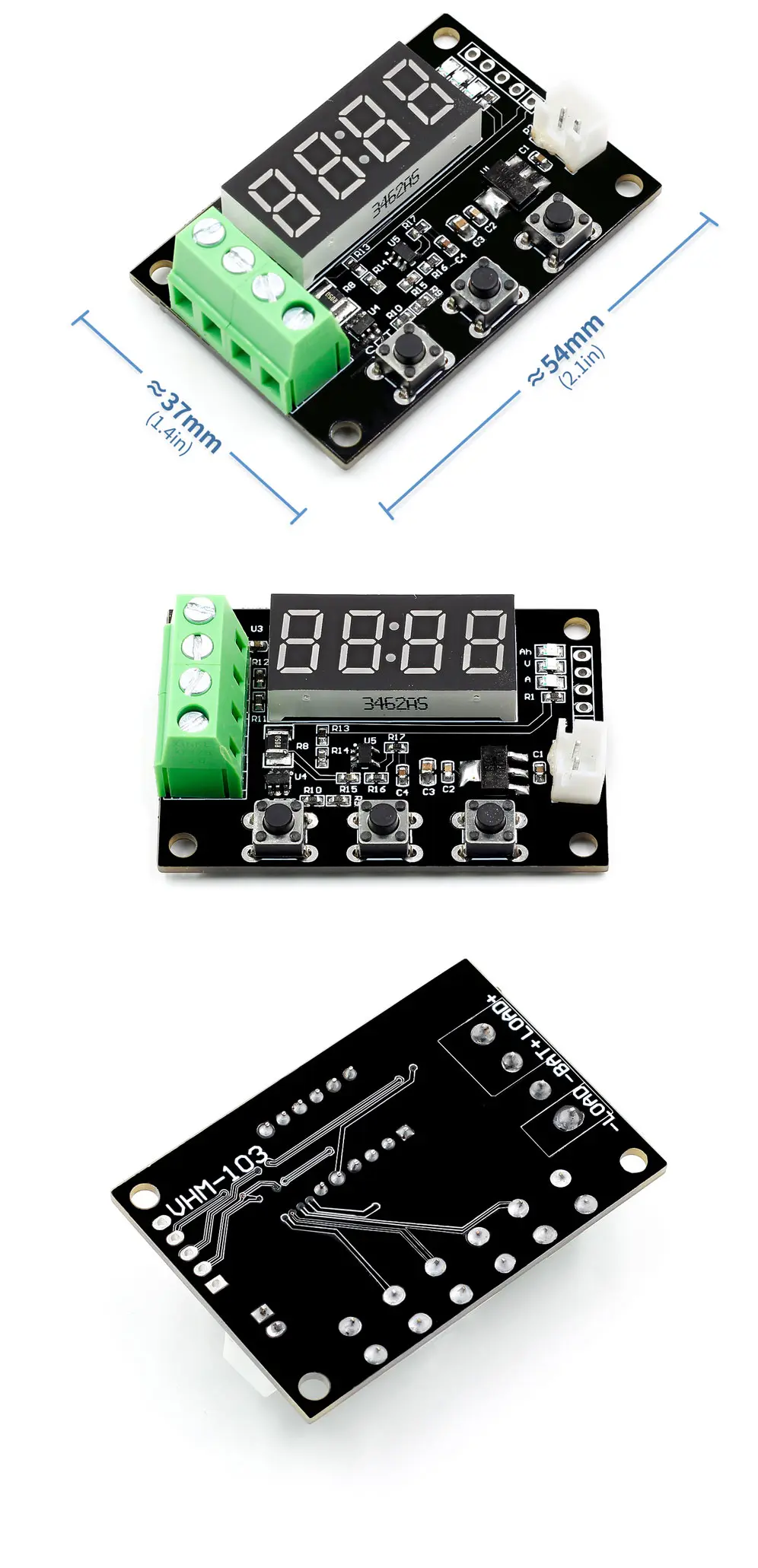 VHM-103 тестер емкости батареи для хранения литий-ионная литиевая батарея реальная емкость Ач измерительный модуль