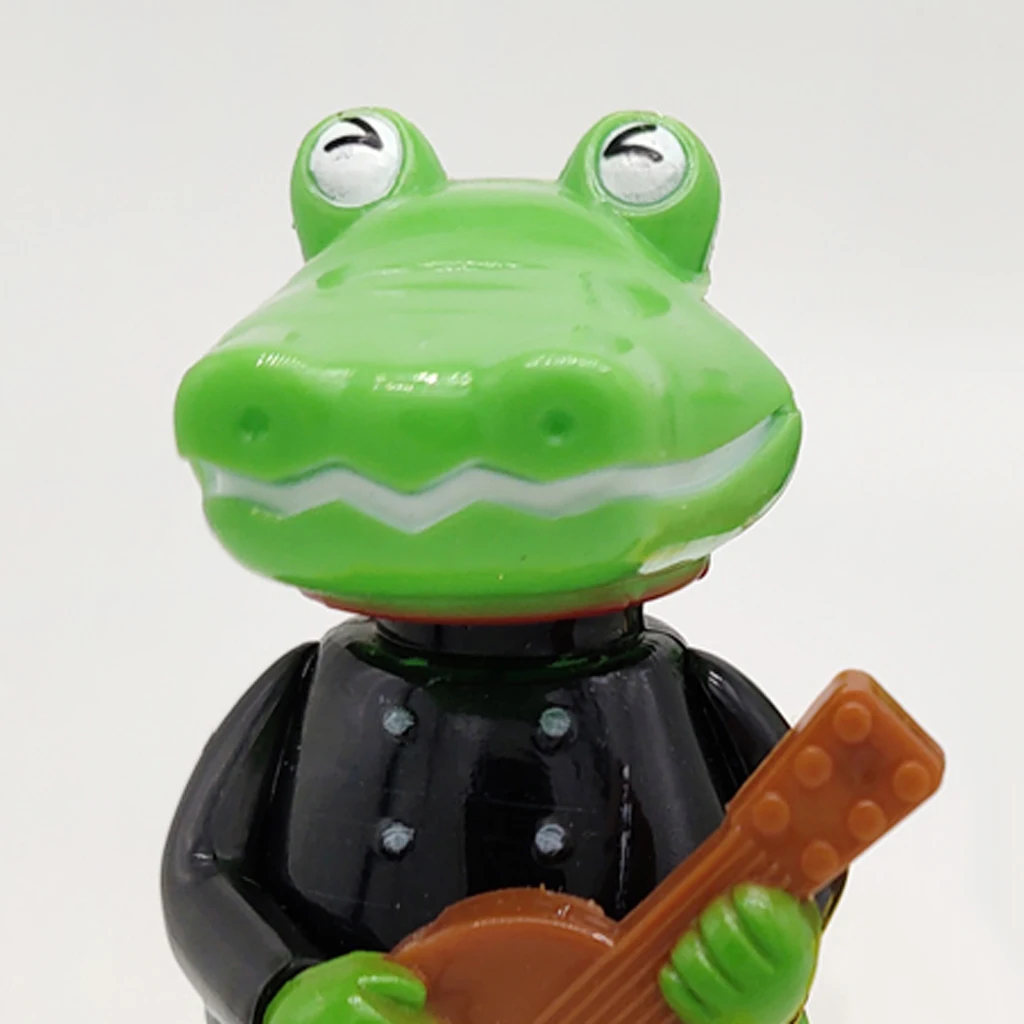 Solar Power Dancing Crocodile Gentleman Model Swing Figure Statue Figurine Kid Science Toy Xmas Gift Home & Car Desk Decor