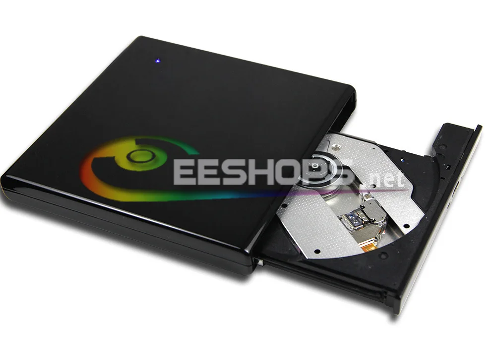 

for HP Dell Acer Touch Tablet PC Laptop External USB 2.0 Blu-ray Player LabelFlash 6X 3D BD-ROM Combo 8X DVD Burner Drive Case