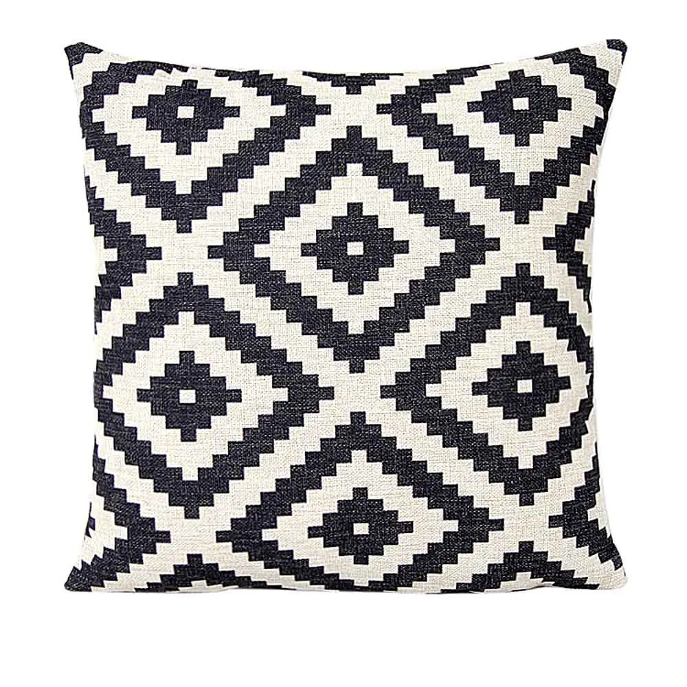 New promotional pillowcase Geometry Polyester Home Decorative Throw