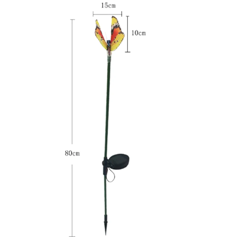 LED Solar Powered Butterfly Outdoor Garden Lawn light for Yard Lawn Landscape Decoration Lamp solar light (4)
