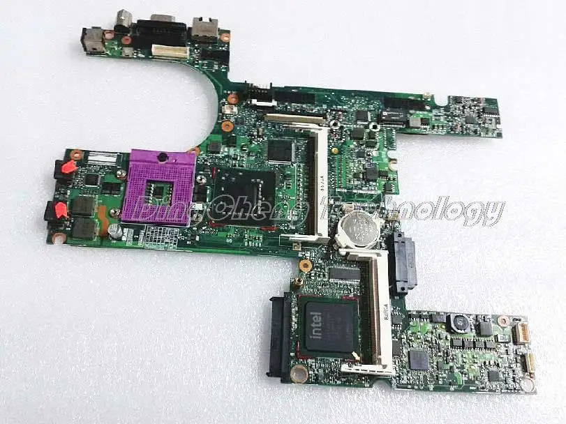 Original laptop Motherboard For hp 6510B 6710S 446905-001 for intel cpu with GM965 DDR2 non-integrated graphics card 100% tested