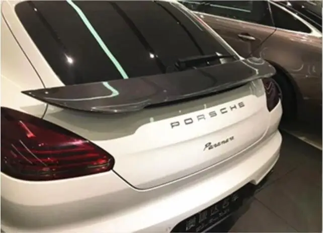 970 углеродного волокна заднего крыла багажник выступ Спойлеры для Porsche Panamera 2010 2011