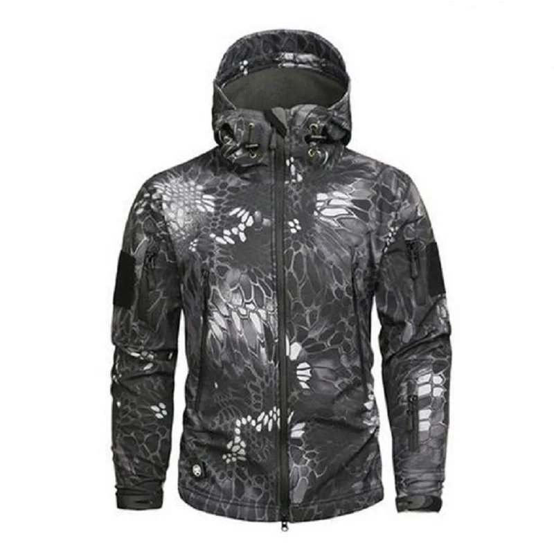 Мужская армейская куртка в стиле милитари зимние тактические водонепроницаемые