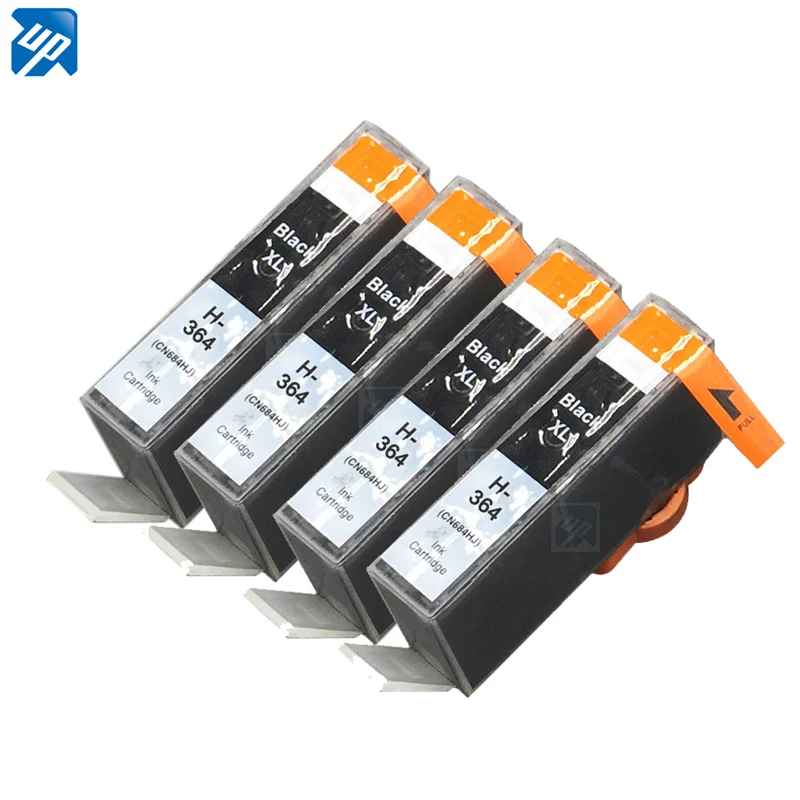 4 x черный совместимый картридж с чернилами для HP 364 XL hp 3070A 3520 3522 4620 4622 5511 5512 5514 5515 5520