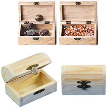 

Vintage Wooden Storage Box Container Storage Jewellery Keepsake Chest Trinket Personalized Gift Chest Personalized Metal Lock