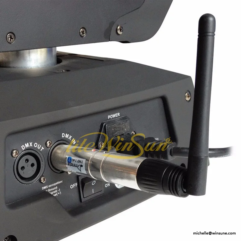 free shipping 2.4G ISM wireless receiver transmitter light controller DMX512 3pin XLR signal connect 126CH wirless (2)
