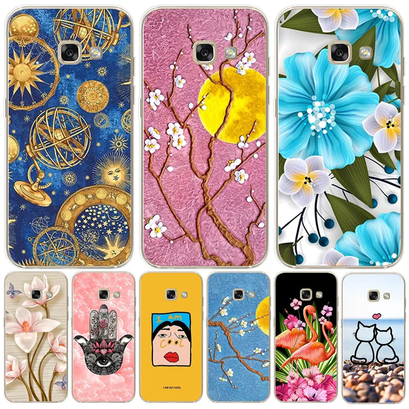 

Flower Floral cartoon flamingo For Samsung Galaxy A10 A20 A30 A40 A50 A70 M10 M20 phone Case Cover Coque Etui Capinha funda cat