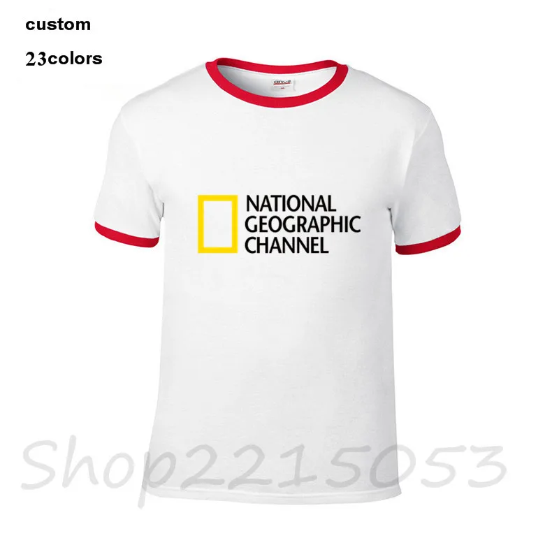 2018 Newest Fashion Funny NATIONAL GEOGRAPHIC CHANNEL uniform game movie tv Cotton T Shirts for men clothing male tshirt t-shirt
