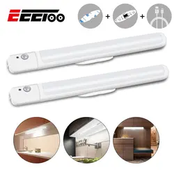 EeeToo ночник с датчиком движения PIR инфракрасная прикроватная лампа DIY гардеробный шкаф в спальню кухня светодиодный ночник для детей
