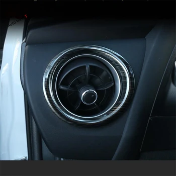 

Yimaautotrims Front Air Conditioning AC Outlet Vent Cover Trim 2 Piece Fit For Toyota Corolla 2017 2018 Interior Mouldings