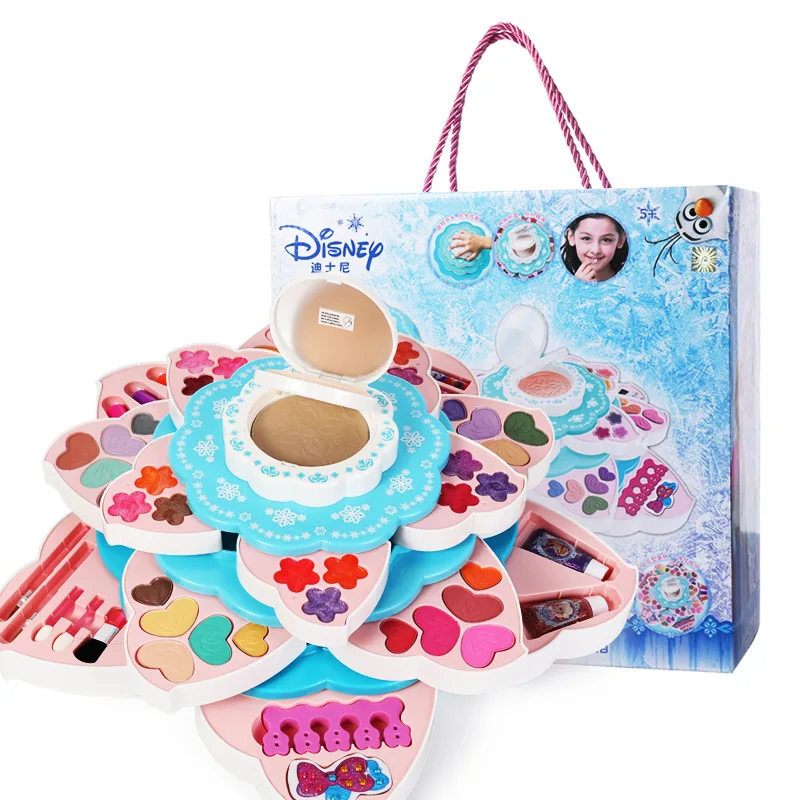 Disney Girls макияж игрушки притворяться играть красота модные детская косметика