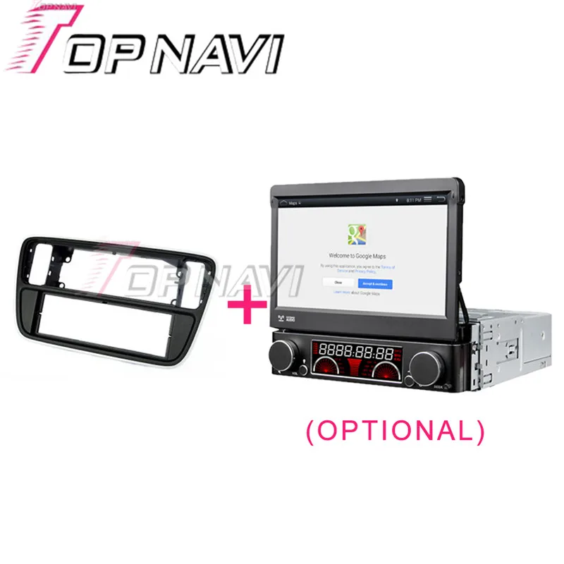 Topnavi 1DIN качественная Автомагнитола для VW UP 2012 автостерео радио фасция автостерео интерфейс тире CD отделка монтажный комплект