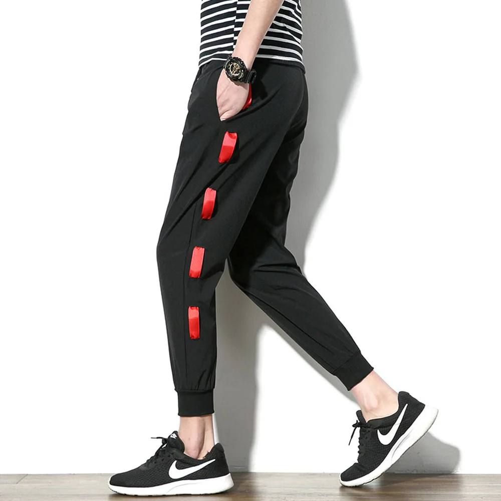 2019 Autumn Man Casual Joggers Sweatpants Trousers for Men Tactical Gyms-clothing Male Spring Long Sweats Workout Harlan Pants