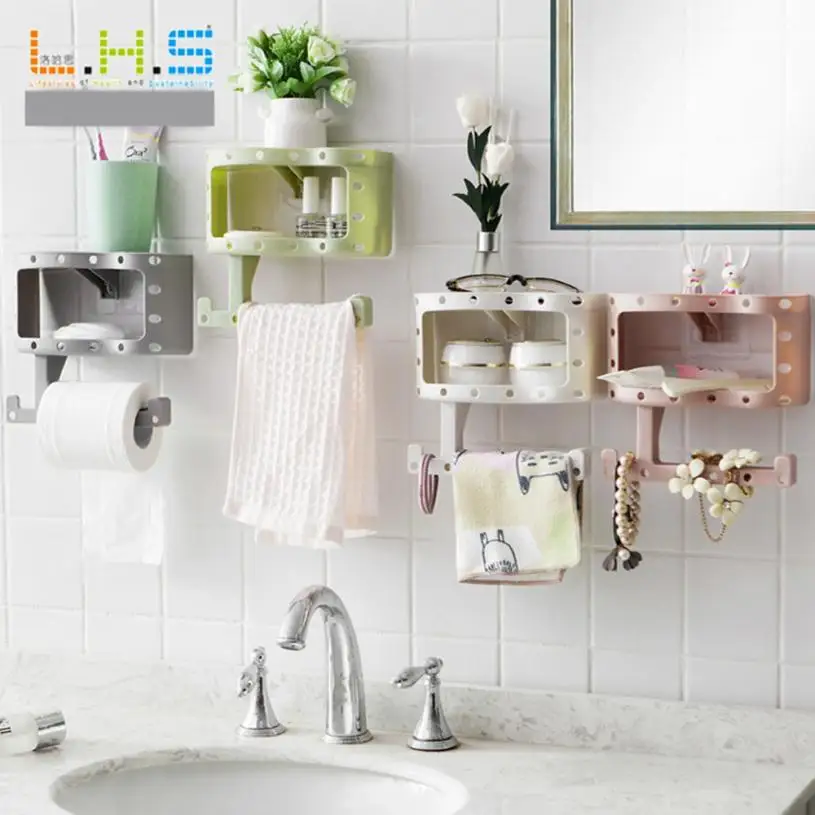 

Practical Kitchen toilet paper towel rack paper towel roll holder Cabinet hanging shelf organizer bathroom kitchen accessories