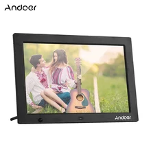 Andoer 13,3 дюймов 1280X800 HD Цифровая фоторамка электронная фоторамка 1080 P музыкальный видеоплеер с датчиком движения прокрутки
