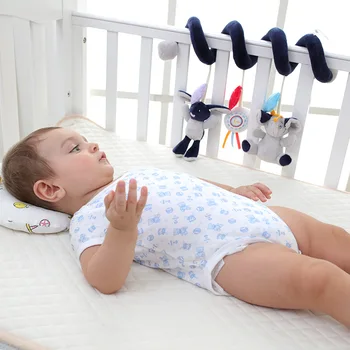

Baby Early Educational Bed Decor New Infant Mobile Plush Bed for Newborn Baby Bed Room Decoration Bed Winding Bumper