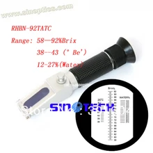 6 шт./лот портативный refratometro Дизайн рефрактометр для мёда(NTR) RHBN-92TATC