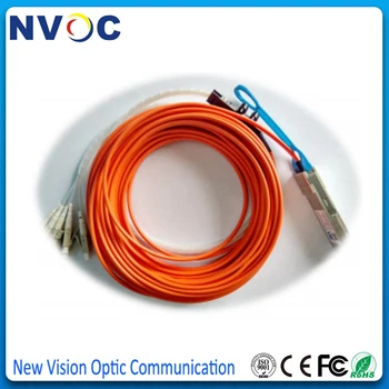 

Free Shipping 2Pcs/Lot,QSFP-8LC-AOC Compatible 40G QSFP+ to 8*LC FC ST SC OM2 1M 2M 3M 4M 5M Breakout AOC Active Optic Cable